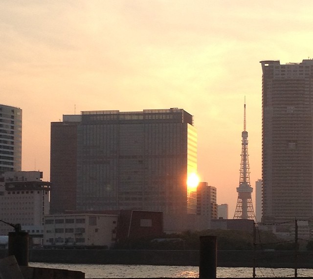 KTTから見た東京タワー、こんな感じと思...