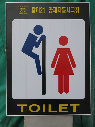 Korean unisex toilet?