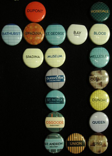 Toronto Subway Buttons