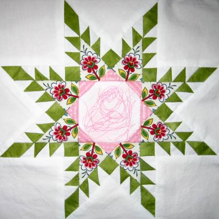 Feathered star quilt block - TheFind