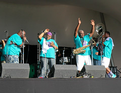 Hot 8 Brass Band  at the 26th Annual Bayou Boogaloo Music & Cajun Heritage Festival, Norfolk, Virginia, June 19-21, 2015