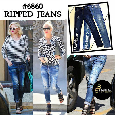 #6860 RIPPED JEANS INSPIRED BY ZARA