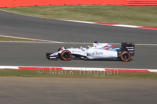 Felipe Massa in Free Practice 1 at the 2015 British Grand Prix