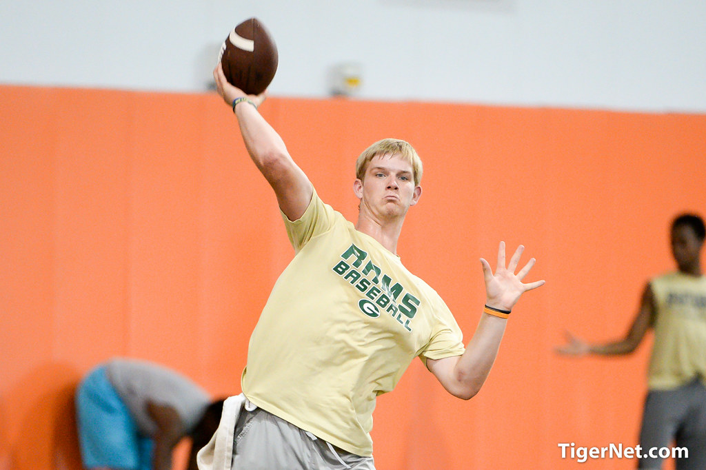 Clemson Recruiting Photo of Football and Chase Brice