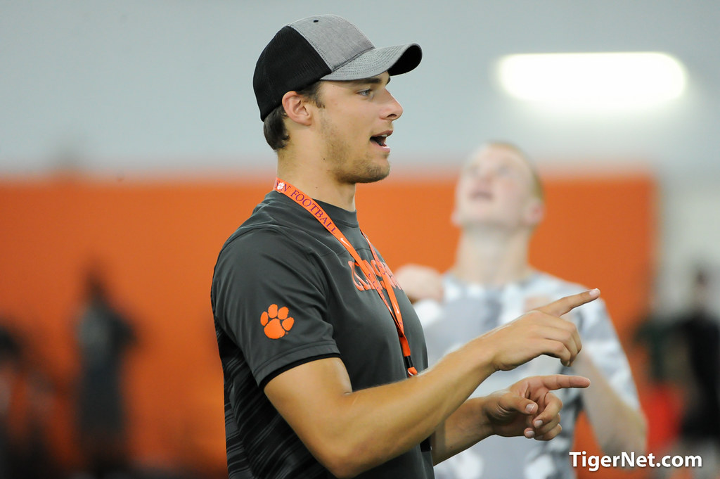 Clemson Recruiting Photo of Cole Stoudt and Football