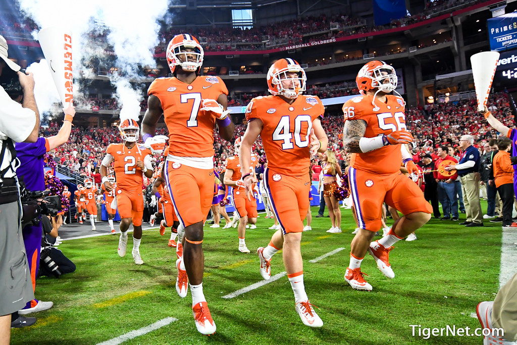 Clemson Football Photo of Mike Williams and Scott Pagano