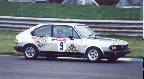 Hugh Elliott raced this Alfasud Ti between 1989 and 1991, sharing it with his wife Mary.