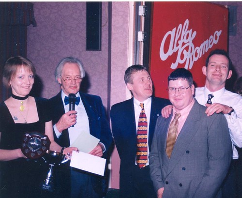 There from the beginning – almost! Joanna Cardwell, Michael Lindsay, Gary Walker, Harry White and Ian Brookfield at one of the Reigate dinner/dances and prize givings.