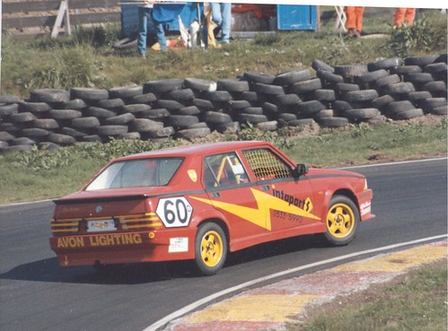 Clive Hodgkin was double champion in 1987 and 1989 – here he exits the hairpin at Knockhill during one of our rare visits.