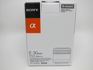 Sony E 30mm F3.5 Macro Lens (SEL30M35)