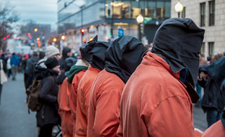 Witness Against Torture Protests Outside the Presidential Inauguration of Donald Trump