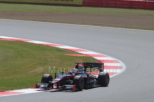 Sergey Sirotkin in GP2 Practice at the 2015 British Grand Prix