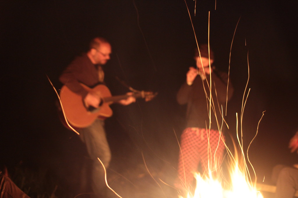 Jamming by the fire