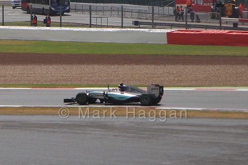 Nico Rosberg in the 2015 British Grand Prix at Silverstone