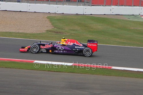 Daniil Kvyat in the 2015 British Grand Prix at Silverstone