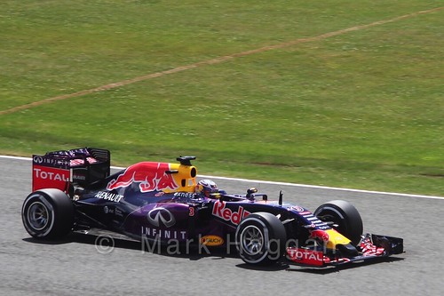 Daniel Ricciardo in qualifying for the 2015 British Grand Prix at Silverstone