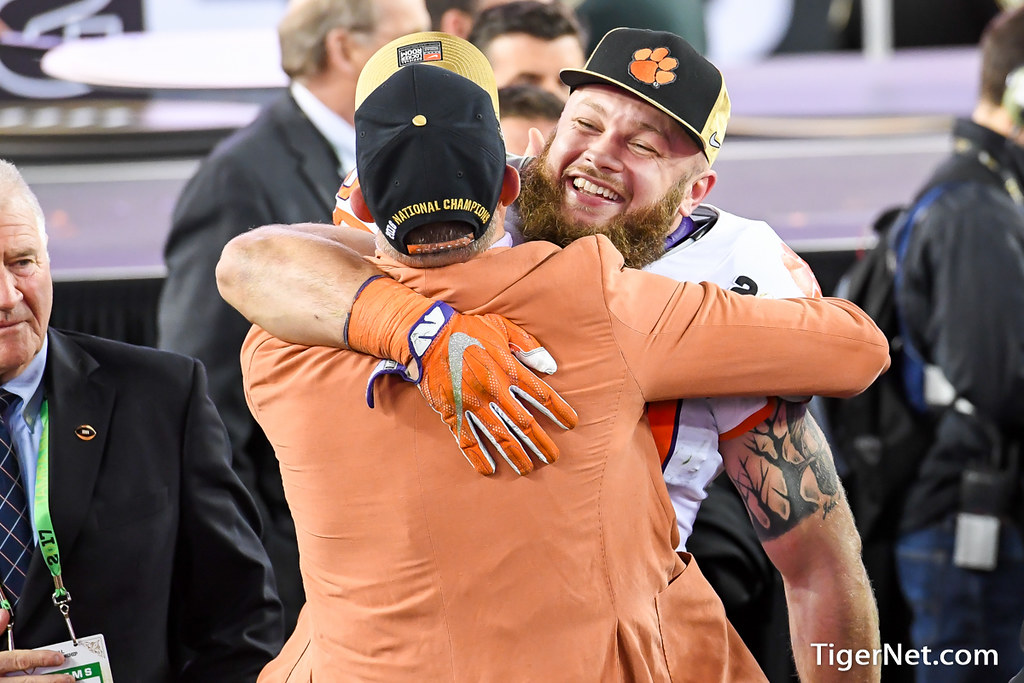 Clemson Football Photo of Ben Boulware and Jim Clements