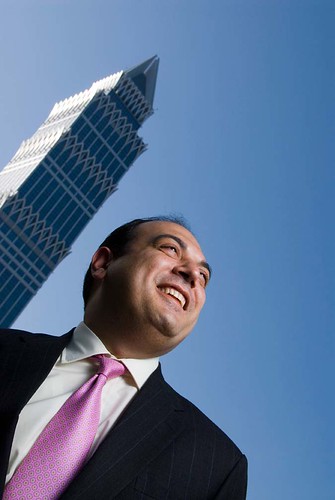 Georges Makhoul of Morgan Stanley. Corporate Portrait by Dubai photographer. by sidsiva.