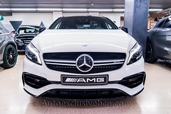 Mercedes-Benz Clase A 45 AMG  - 381 c.v  - Mod.2016 - Blanco Cirro - Piel Negra