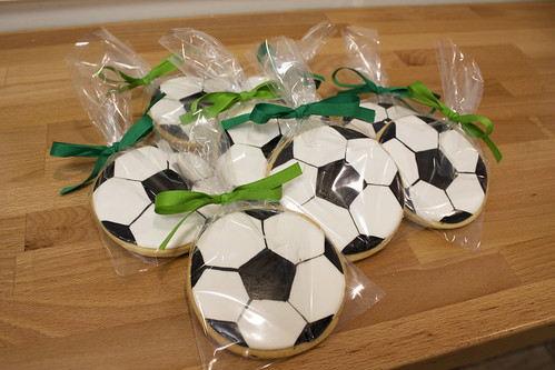 Soccer Ball Sugar Cookies
