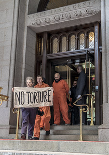 Anti-Torture Activists Hold a Demonstration Outside Trump International Hotel in Washington, DC