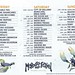 MMF2016 Playing Times