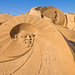 James Brown Sand Sculpture