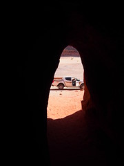 Inside Lawrence of Arabia's cave!