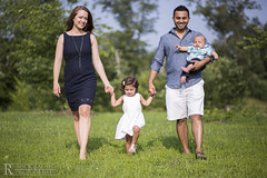 Pereira Family Walking Hand-in-Hand