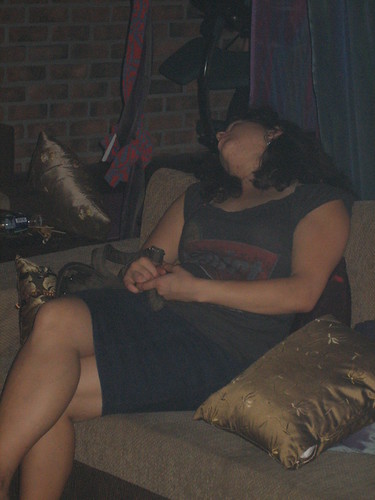 passed out!