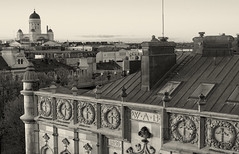 Helsinki (Finland). May 2015. Roofscape