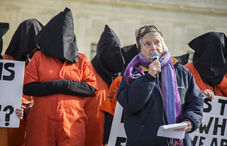 Members of Different Organizations Speak During an Anti-Torture Rally on the 15th Anniversary of the Guantánamo Detention Center's Opening