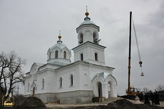 26. Consecrating and raising of the domes in Karmazinovka / Освящение и поднятие колоколов в Кармазиновке. 10 ноября 2010 г