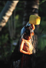 Boy bathing - Koh Mok Island, Southern Thailand