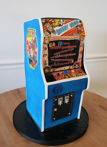 Donkey Kong Sculpted Console Video Game Cake