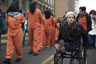 Witness Against Torture Marches Outside the Presidential Inauguration of Donald Trump