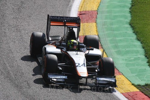Nick Yelloly in GP2 Qualifying at the 2015 Belgium Grand Prix