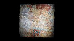 Chakalte’, Relief with Enthroned Ruler (Maya lintel)