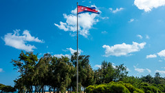 Flag in front of the Beach Hotel