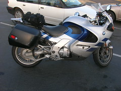 BMW K1200RS with factory panniers