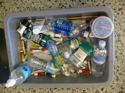bin of banned items at san jose airport