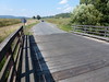 Drewniany most drogowy przez Gruszowski Potok