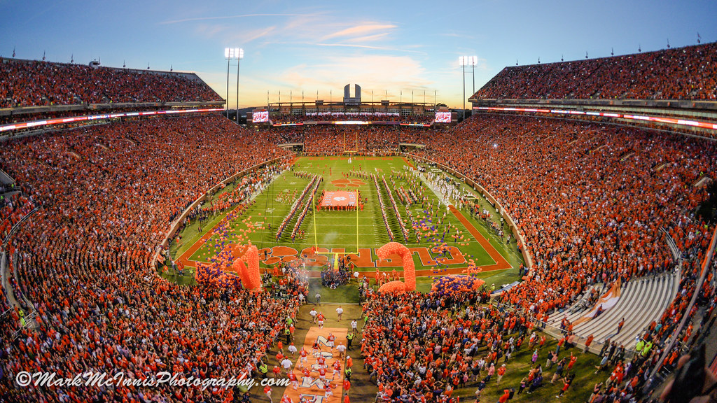 Clemson Football Photo of Boston College and Mark McInnis Photography