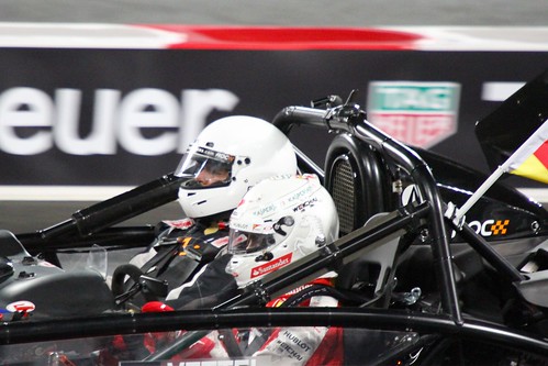 Sebastian Vettel in The Race of Champions, Olympic Stadium, London, November 2015