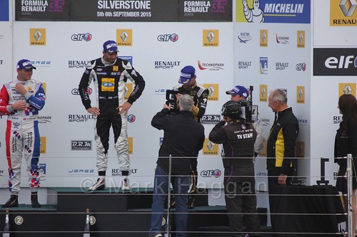 The Podium for the first WSR 3.5 race at Silverstone 2015