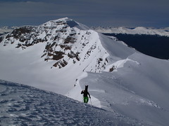 Skiing the Crater of Volcan Puyehue