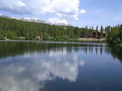 Lake on the Reservoir trail(Rocky Mountains, Colorado)
