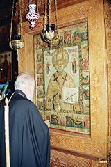 05. Visiting of temples and Sketes of Svyatogorsk Lavra by the Primate of the Ukrainian Orthodox Church / Посещение Покровского храма. 8 сентября 2000 г