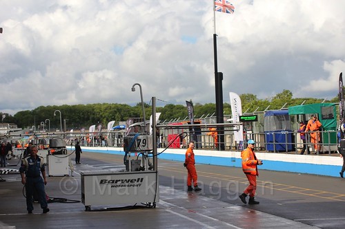 The Formula Jedi pitlane at Donington, September 2015