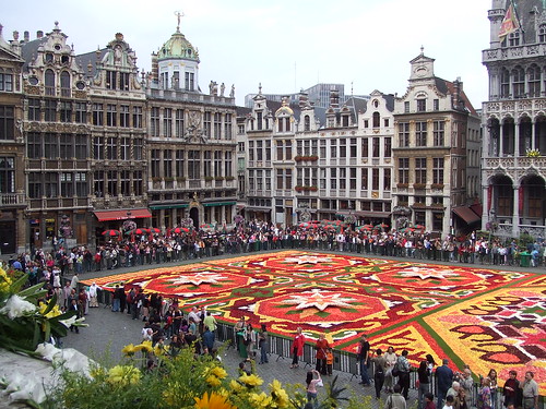 Flower carpet at the Grand Place